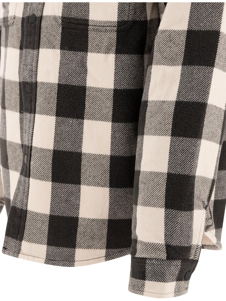 black cotton polyester jacket by Selfnex