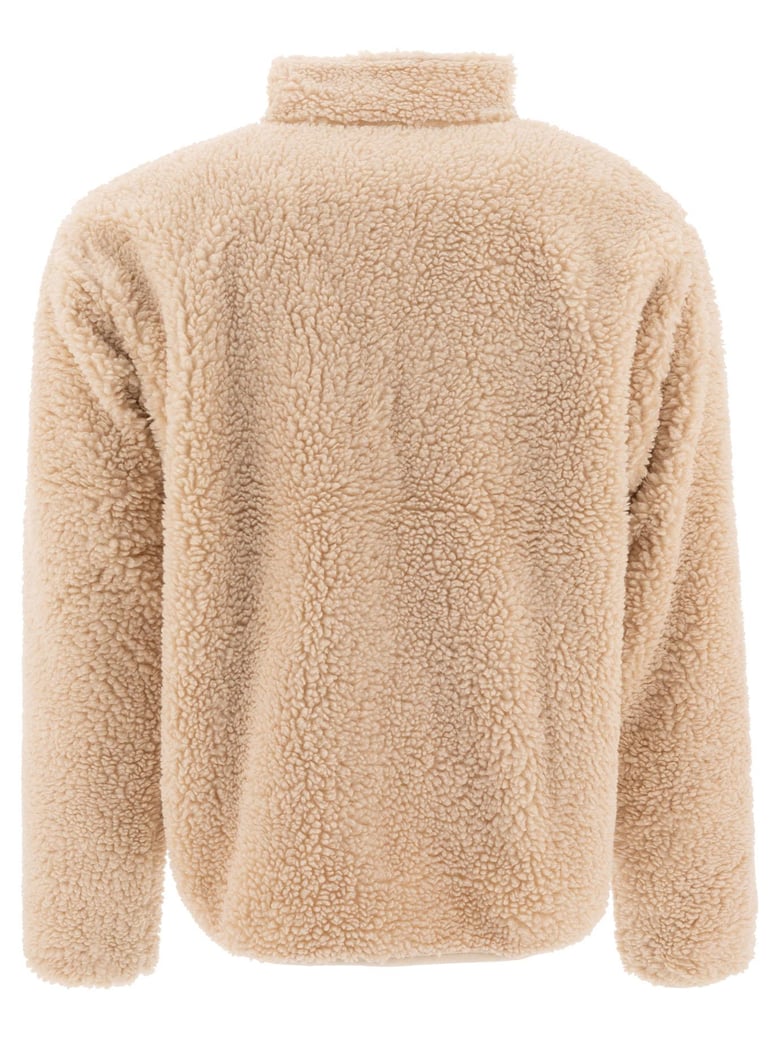 beige polyester jacket by Selfnex