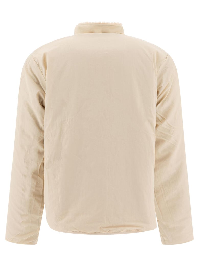 beige polyester jacket by Selfnex