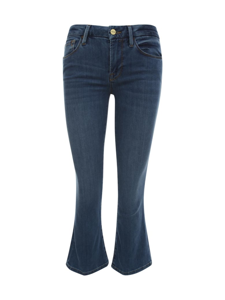 cropped mini boot trousers by Selfnex