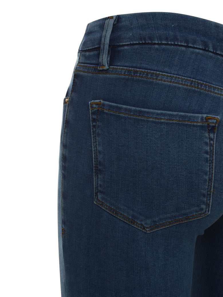 cropped mini boot trousers by Selfnex