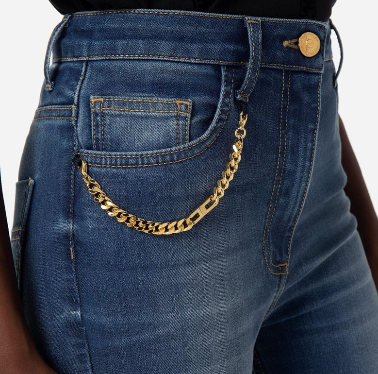 striaght leg jeans by Selfnex