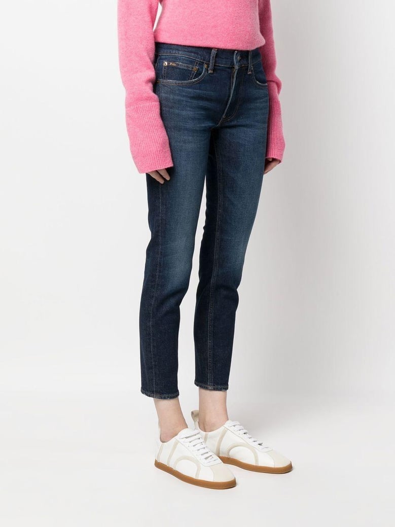mid rise ankle skinny by Selfnex