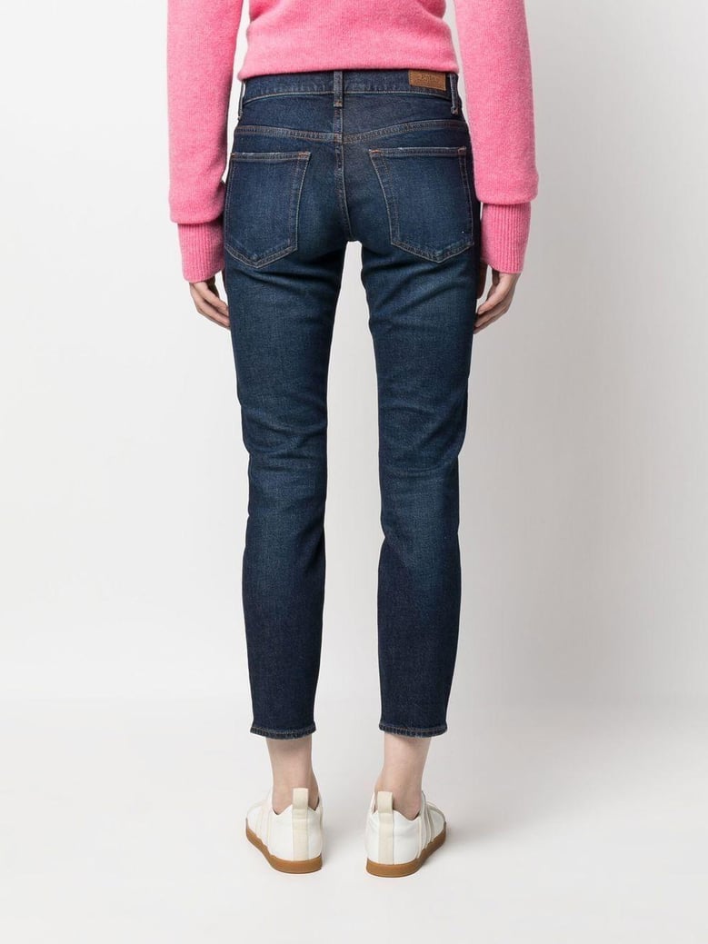 mid rise ankle skinny by Selfnex