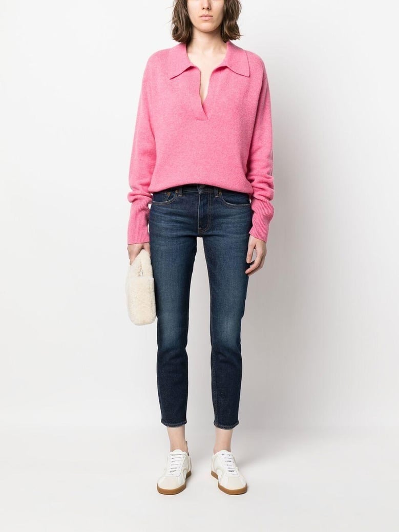 mid rise ankle skinny by Selfnex