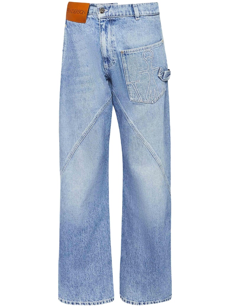 twisted workwear jeans by Selfnex