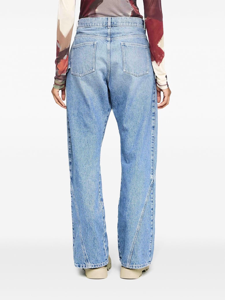 twisted workwear jeans by Selfnex