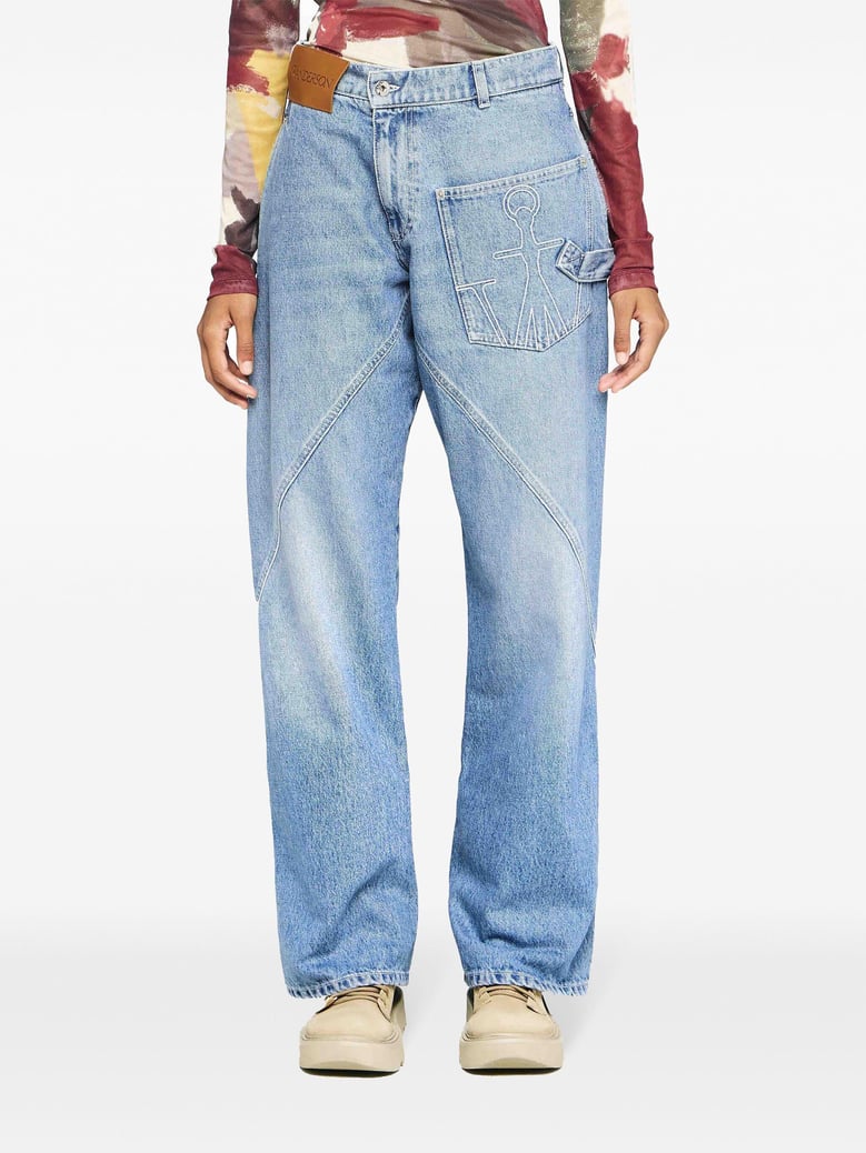 twisted workwear jeans by Selfnex