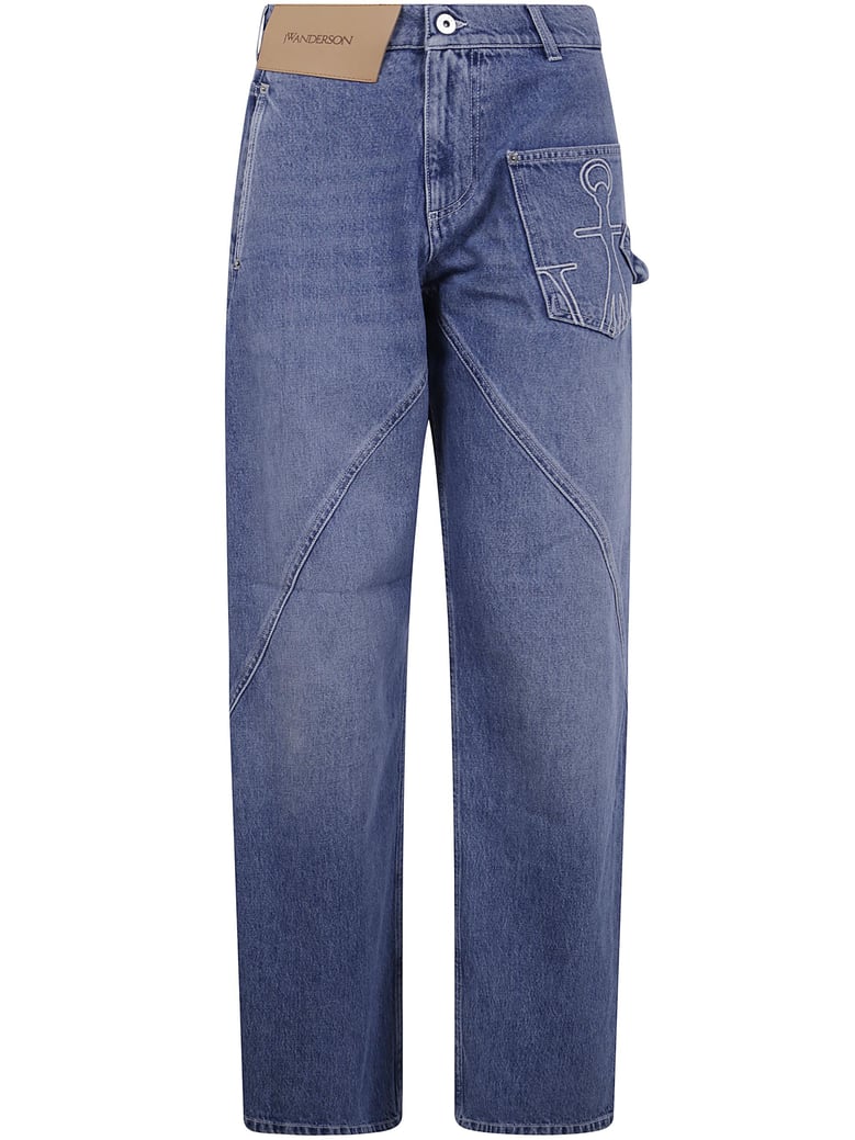 twisted workwear jeans by Selfnex