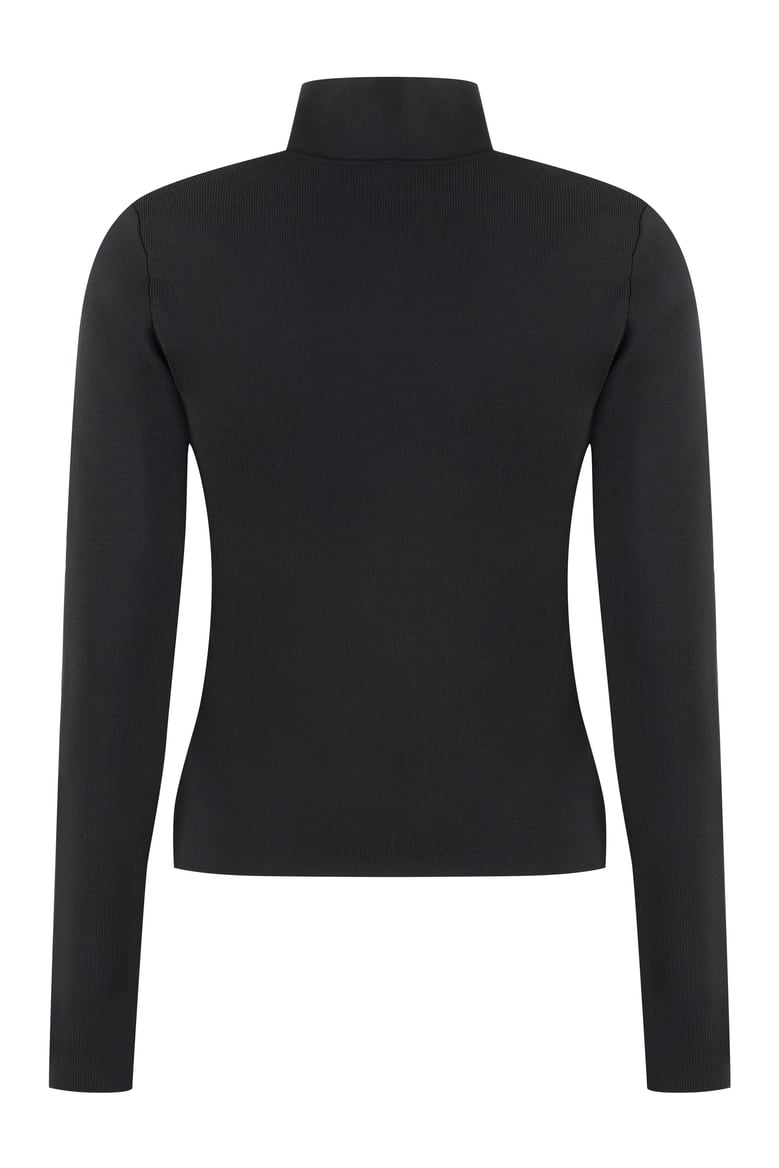 fitted zip up cardigan longe sleeve by Selfnex