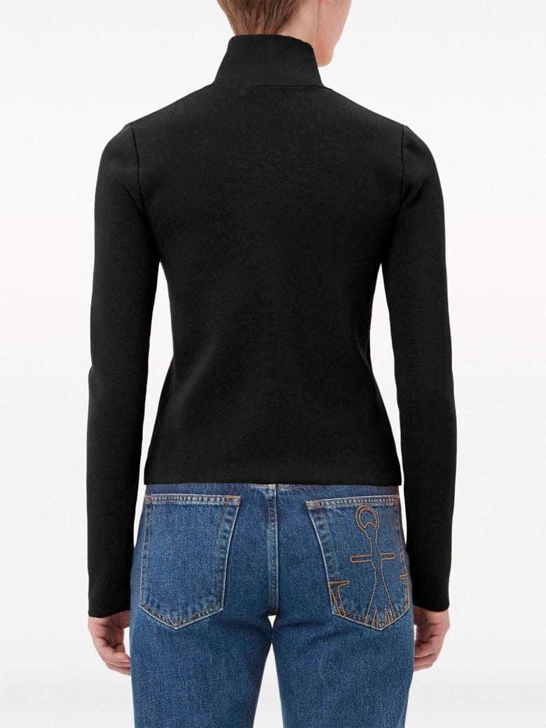 fitted zip up cardigan longe sleeve by Selfnex