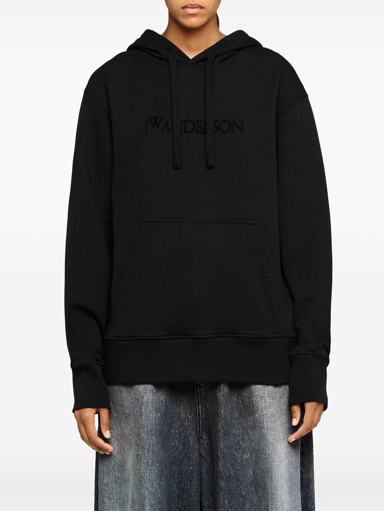 logo embroidery hoodie by Selfnex