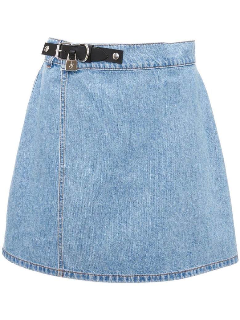 padlock strap mini skirt by Selfnex