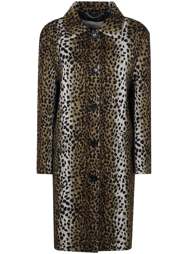 jacquard prnt coat by Selfnex