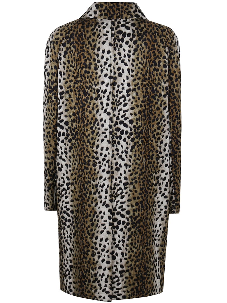 jacquard prnt coat by Selfnex