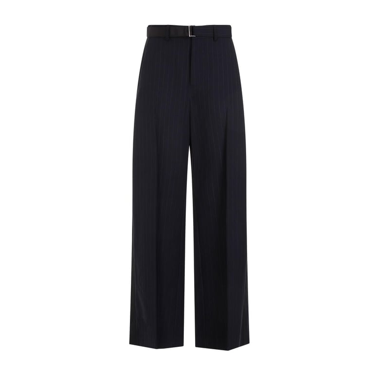 chalk stripe pants by Selfnex