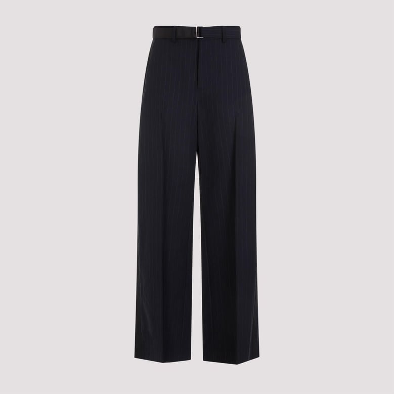 chalk stripe pants by Selfnex