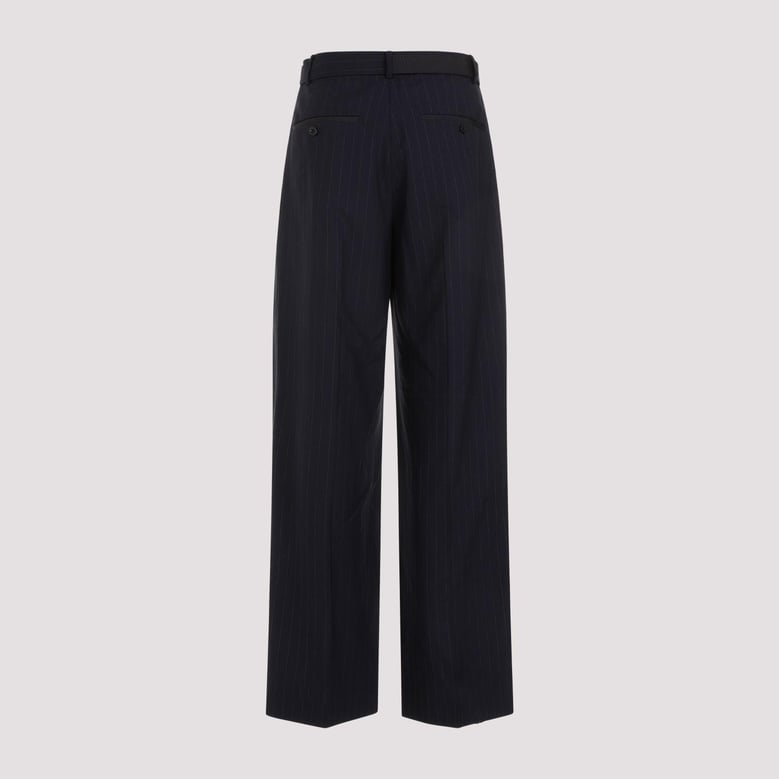 chalk stripe pants by Selfnex