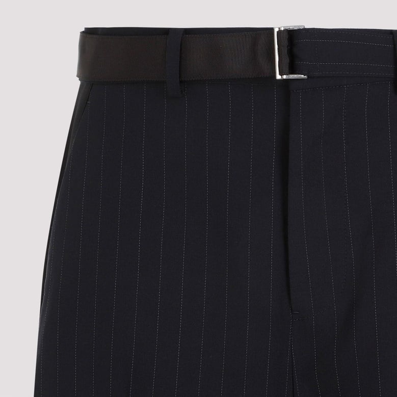 chalk stripe pants by Selfnex