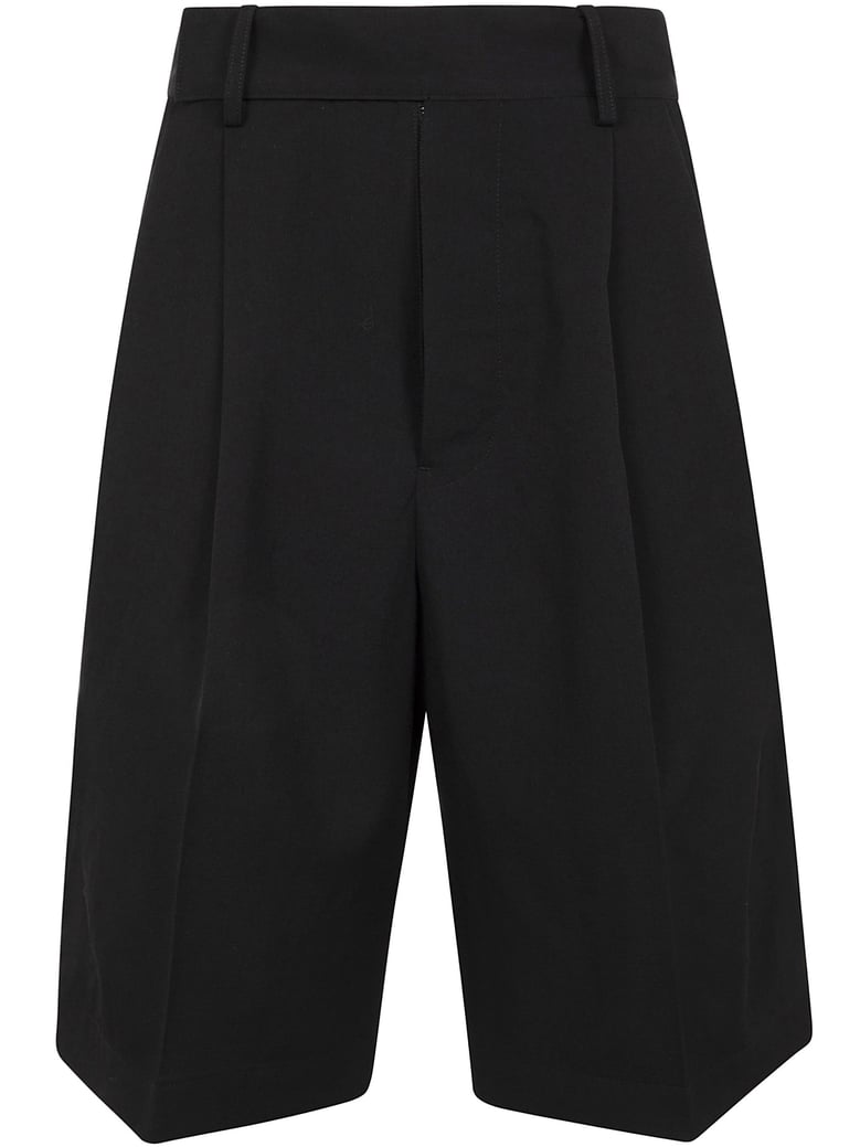 r-4tuck short pants by Selfnex