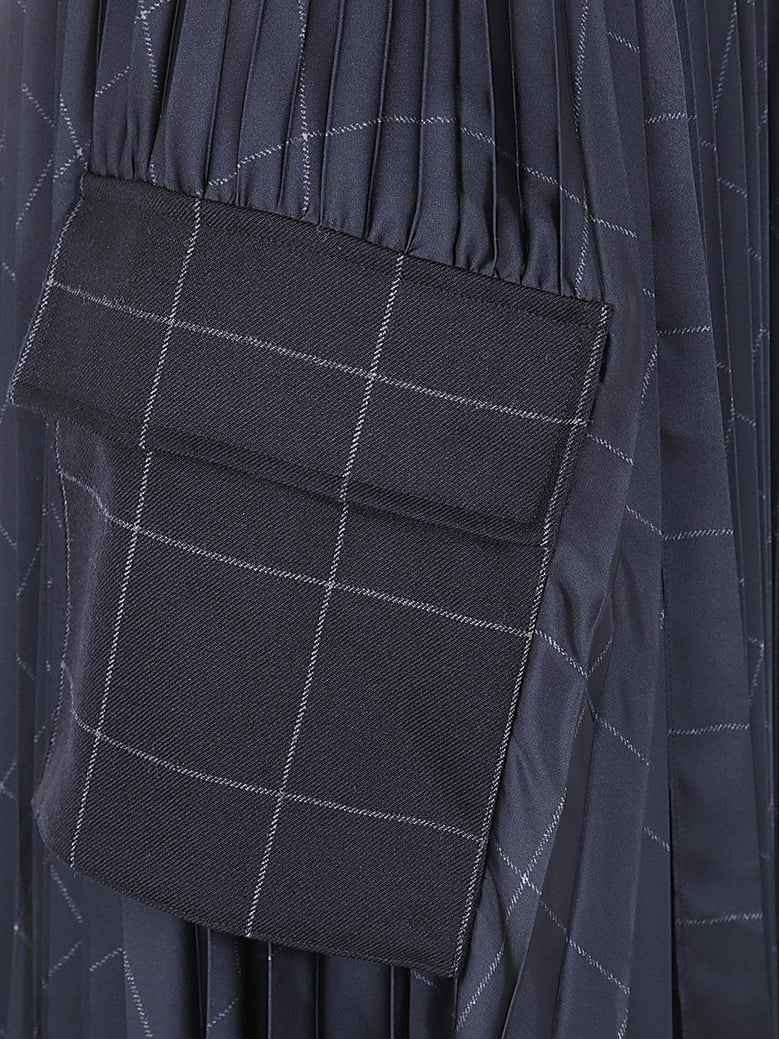 windowpane skirt by Selfnex