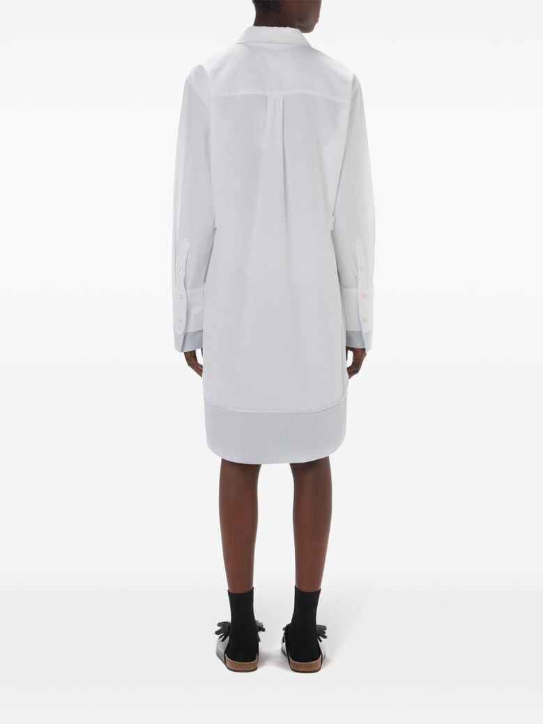 double shirt dress sleeve long by Selfnex