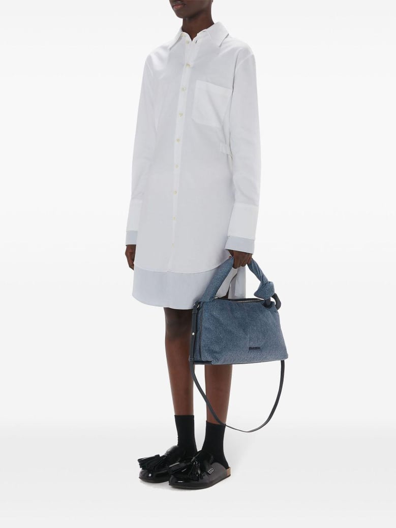 double shirt dress sleeve long by Selfnex