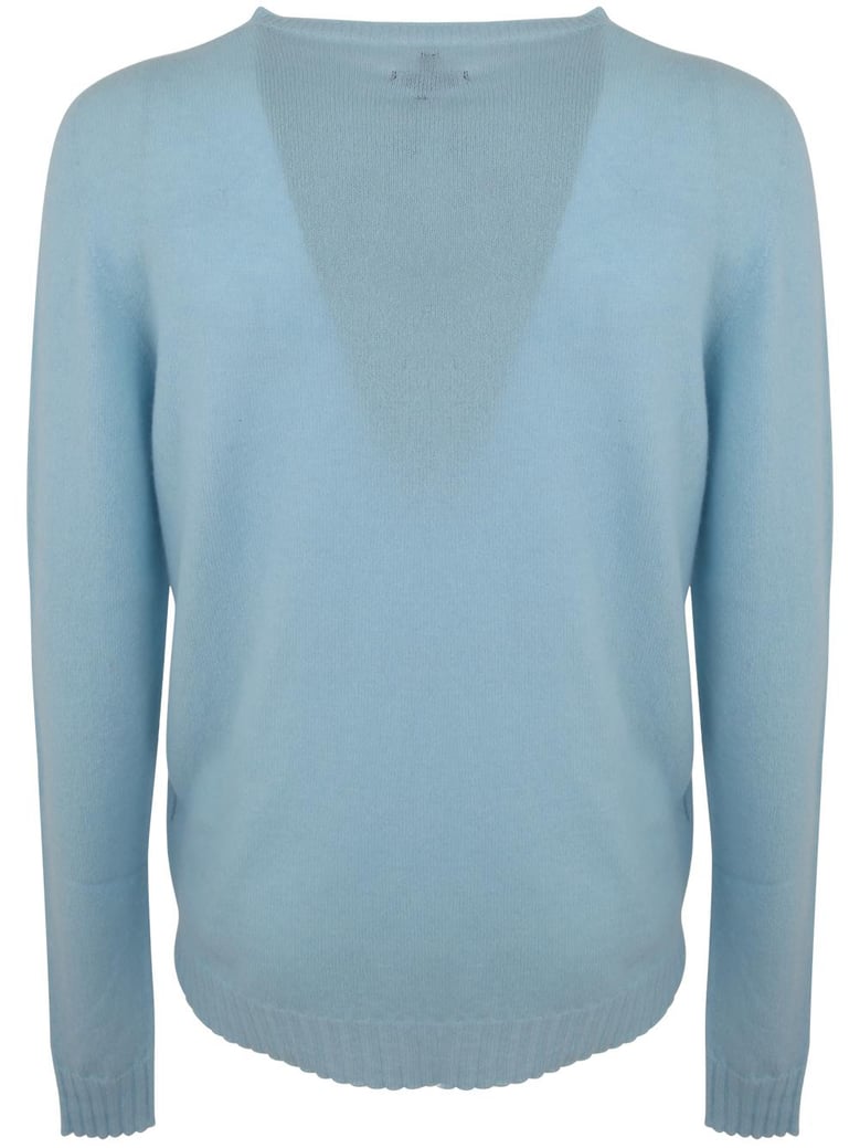 cashmere crew neck sweater by Selfnex