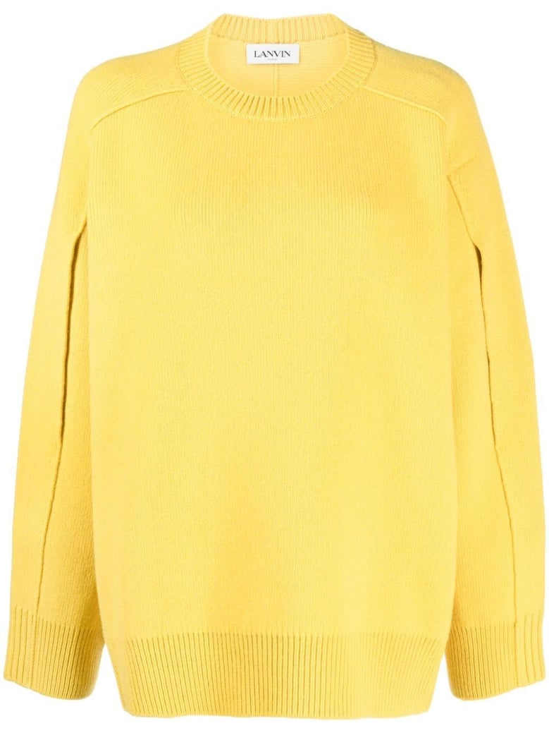 round neck cocoon cape jumper by Selfnex