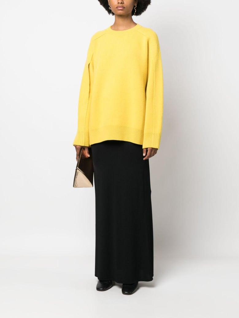 round neck cocoon cape jumper by Selfnex