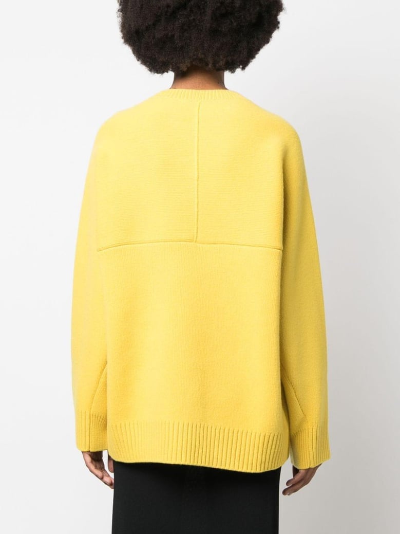 round neck cocoon cape jumper by Selfnex