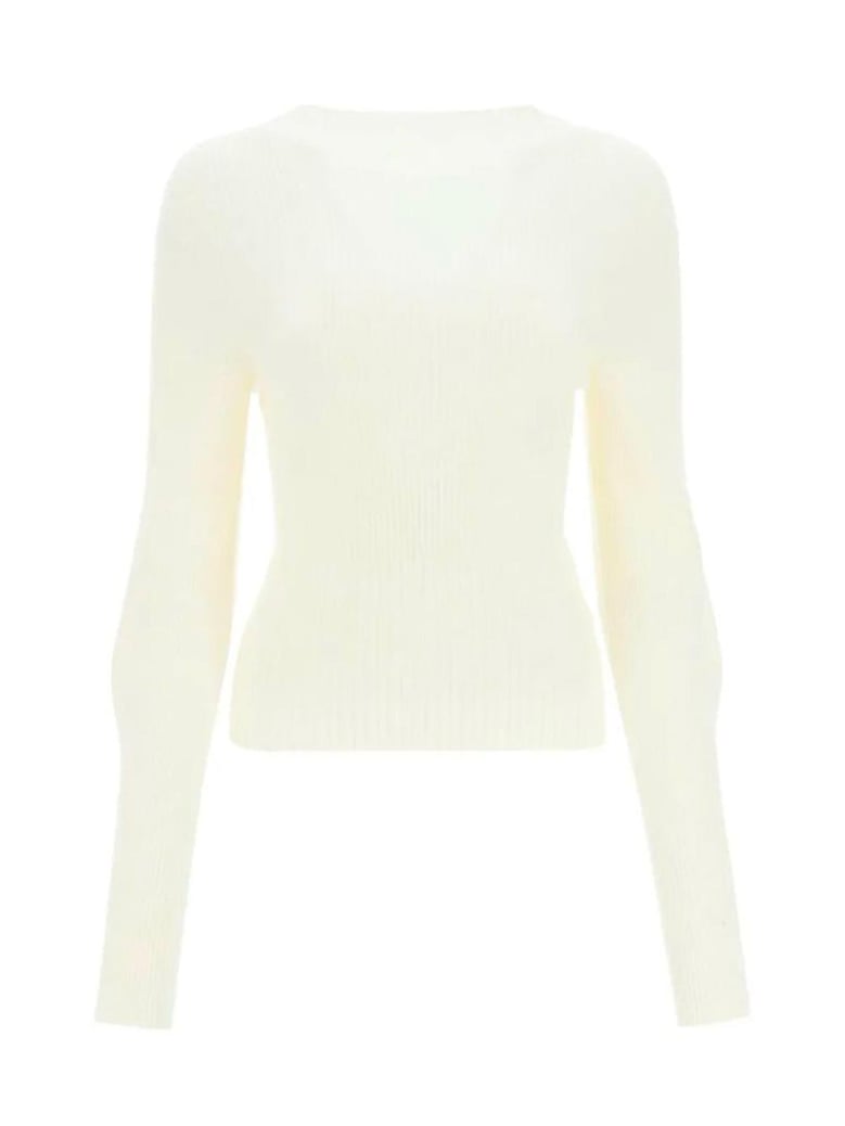 2-way knit top by Selfnex