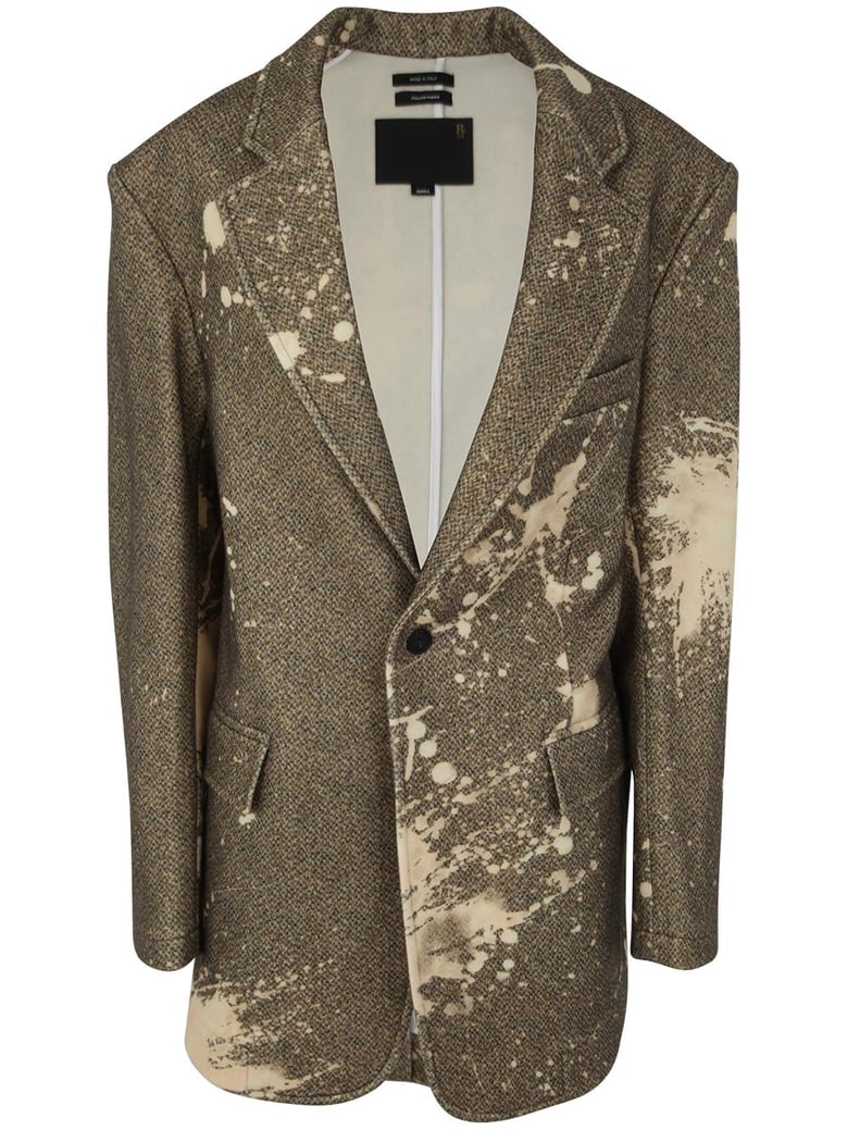 oversized ragged blazer by Selfnex