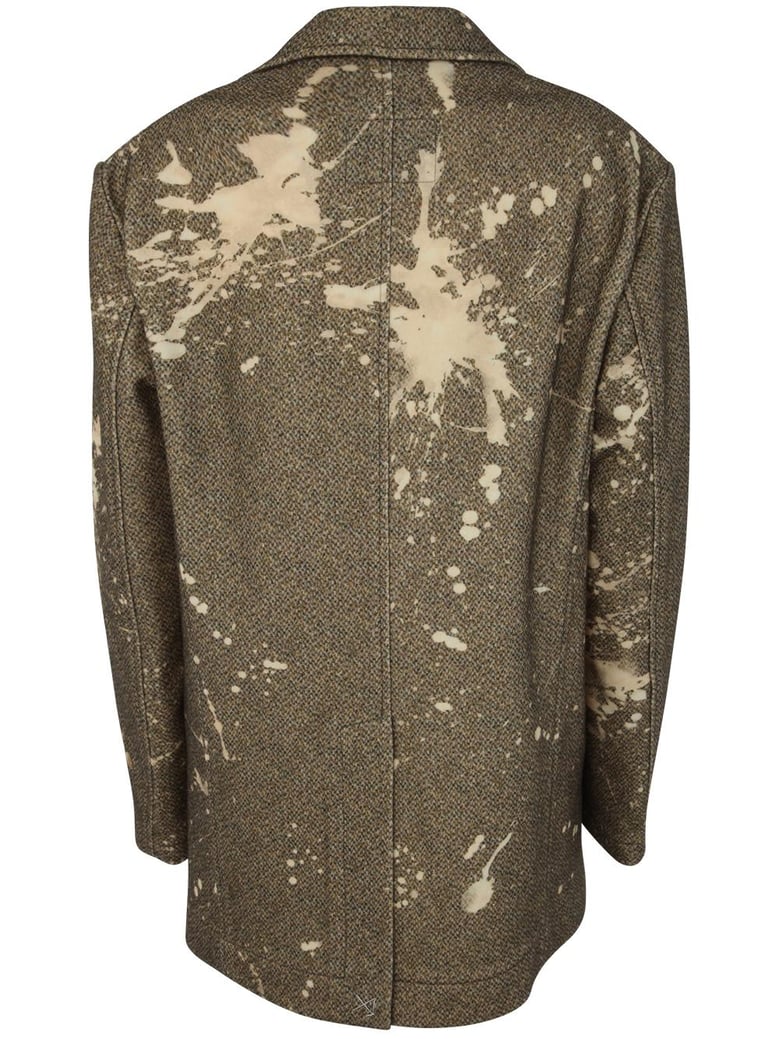 oversized ragged blazer by Selfnex