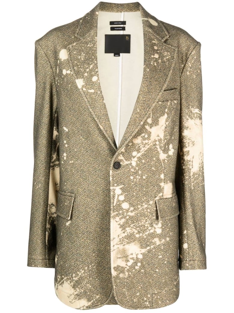 oversized ragged blazer by Selfnex