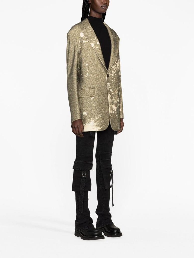 oversized ragged blazer by Selfnex