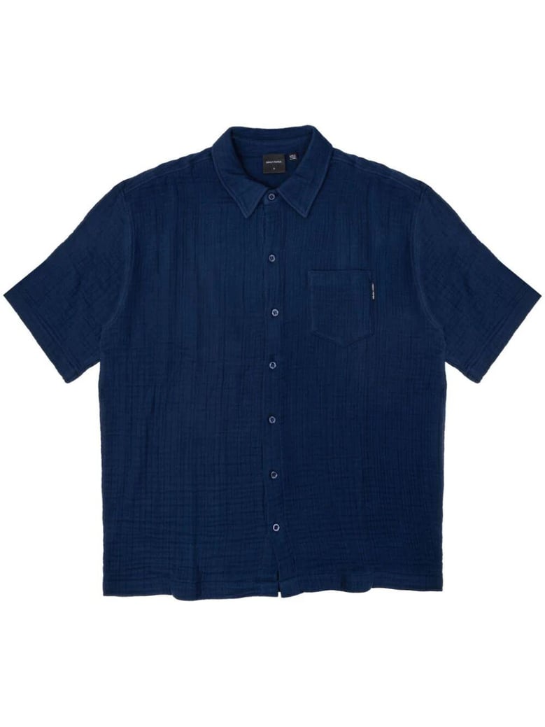 enzi seersucker short sleeves shirt by Selfnex