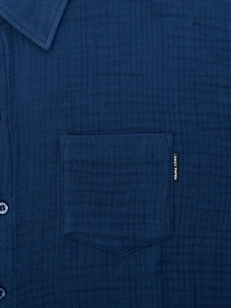 enzi seersucker short sleeves shirt by Selfnex