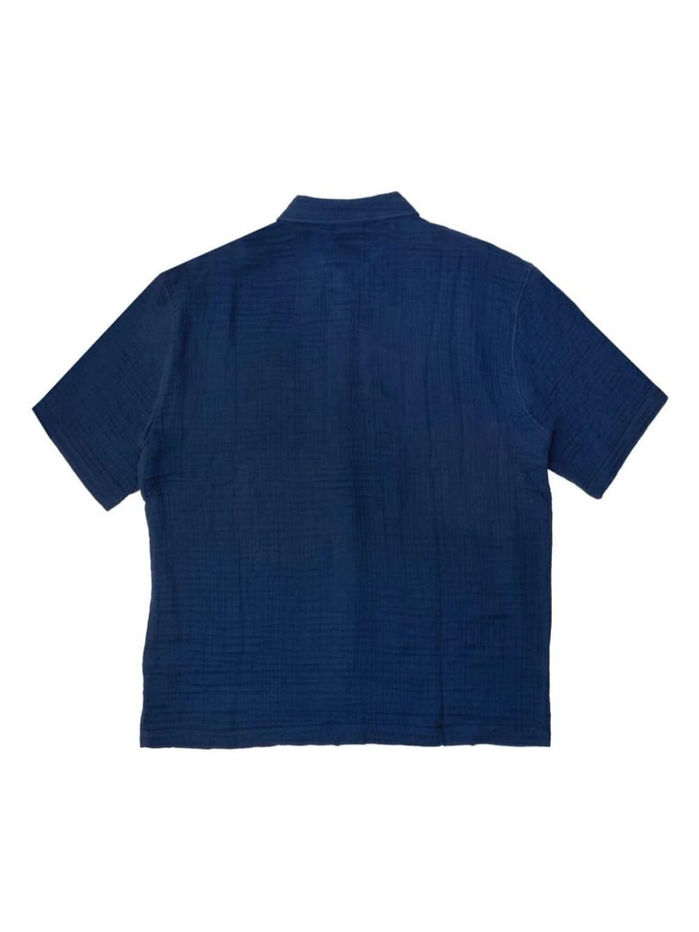 enzi seersucker short sleeves shirt by Selfnex