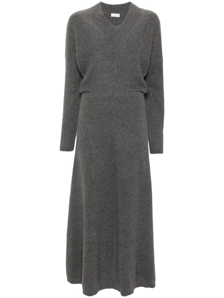 cashmere long dress by Selfnex