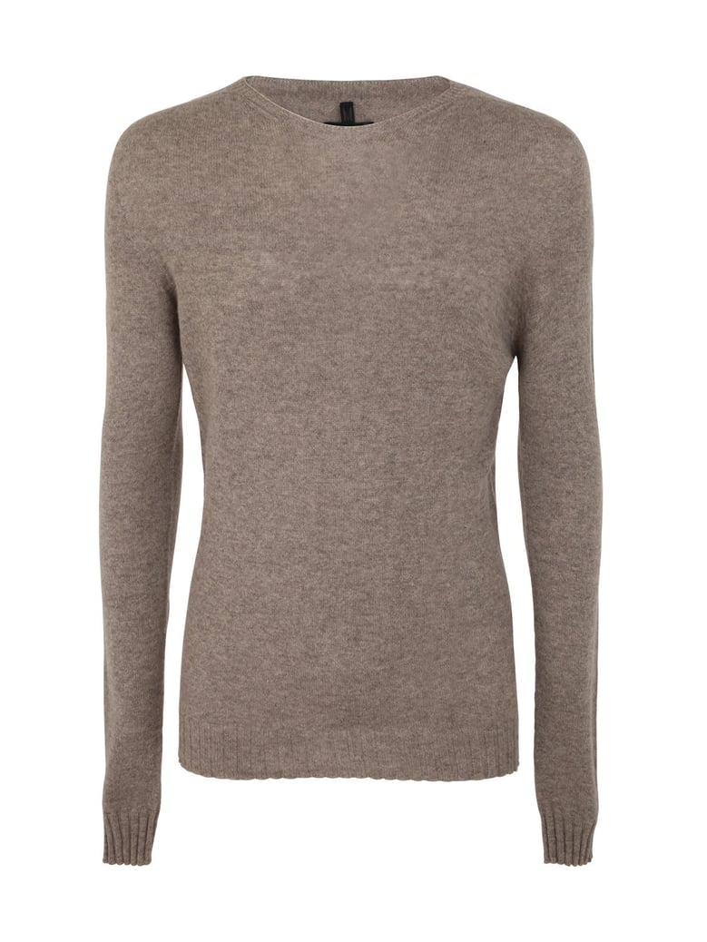 cashmere round neck pullover by Selfnex