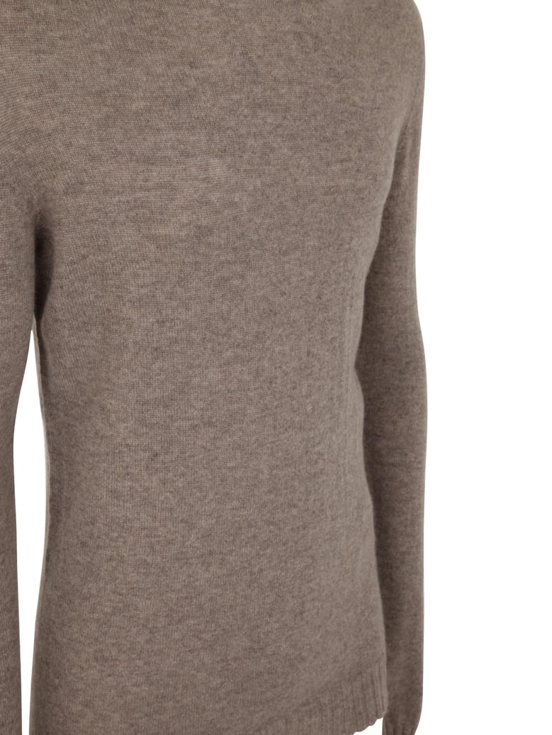 cashmere round neck pullover by Selfnex