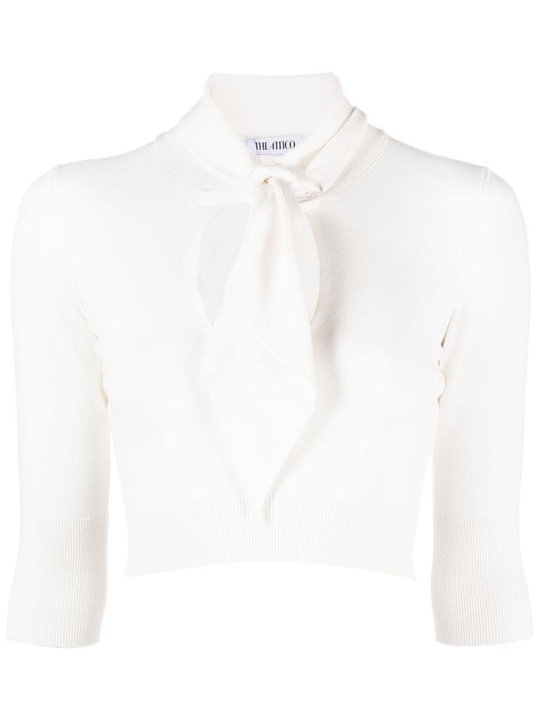 catlin stretch viscose knit sweater by Selfnex