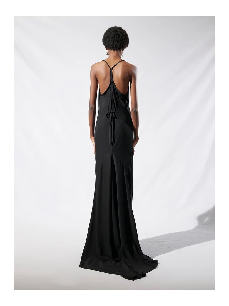 sofia long sleeveless dress by Selfnex
