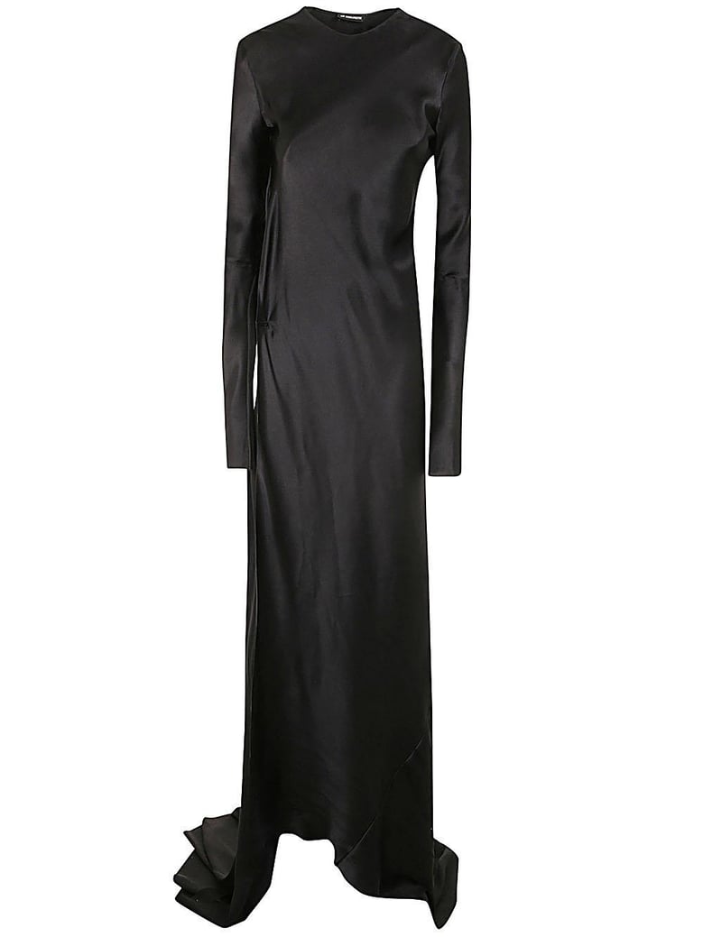demy x-long high slit long sleeve dress by Selfnex