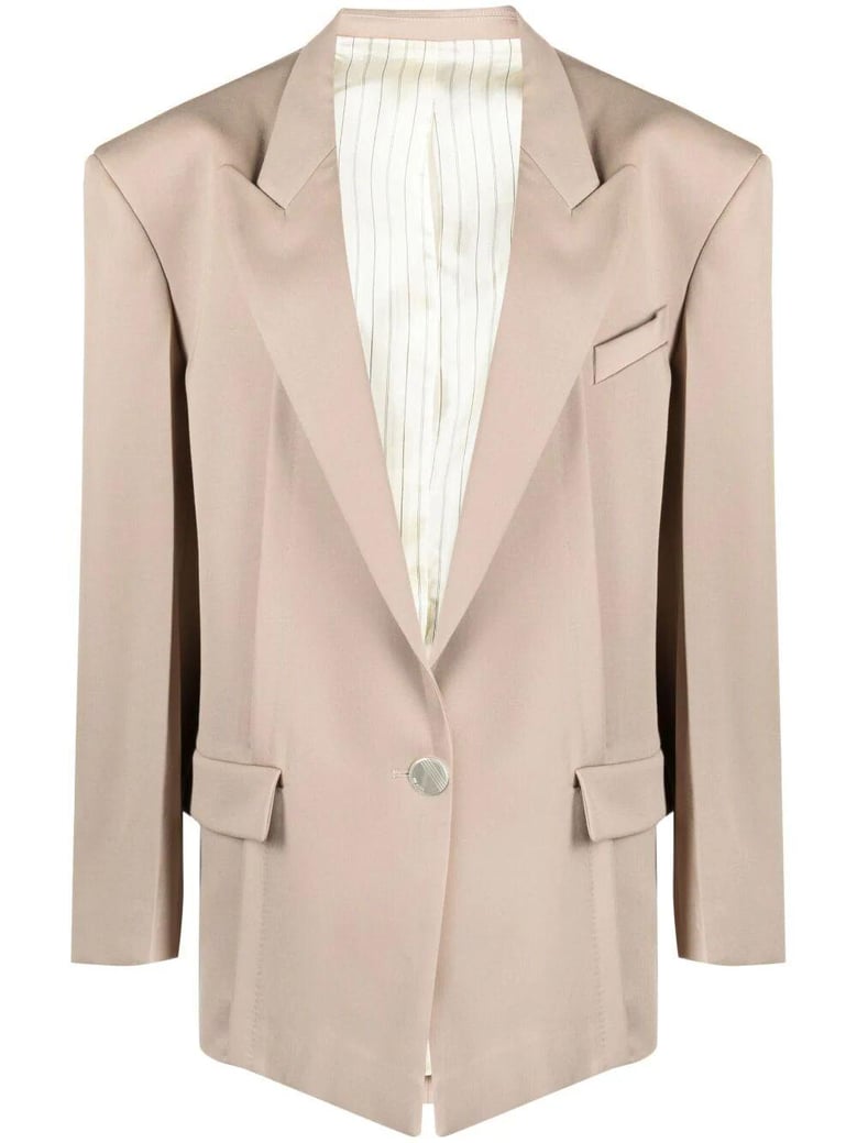 single-breasted virgin wool jacket by Selfnex