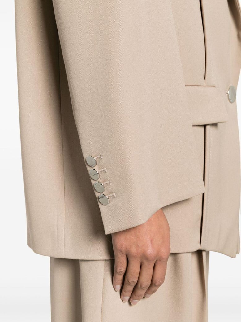 single-breasted virgin wool jacket by Selfnex