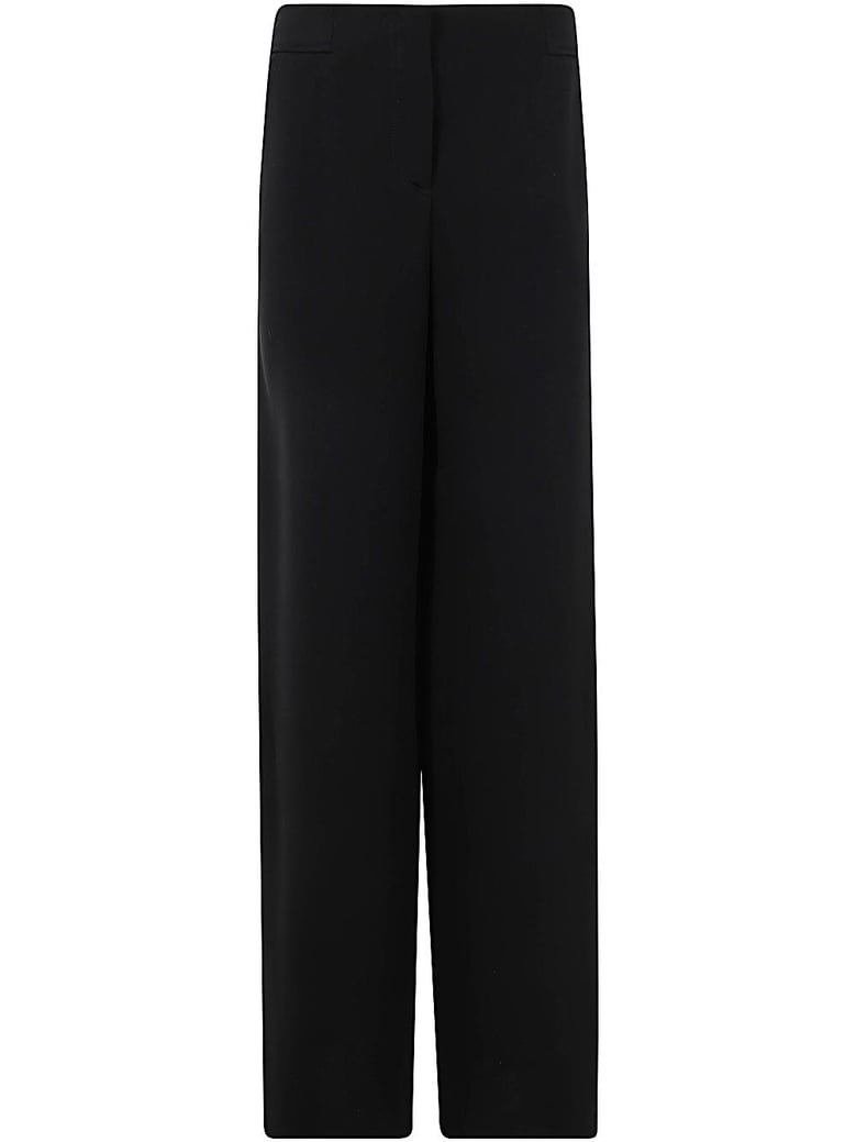 blue silk pants by Selfnex