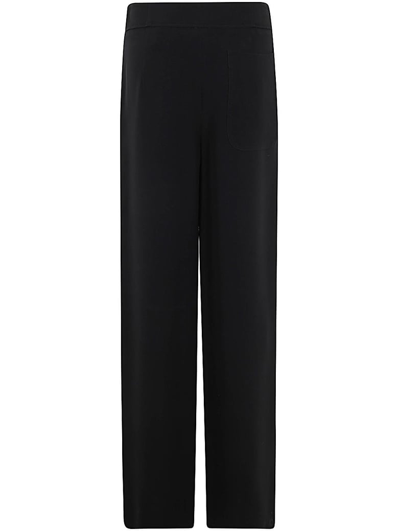 blue silk pants by Selfnex
