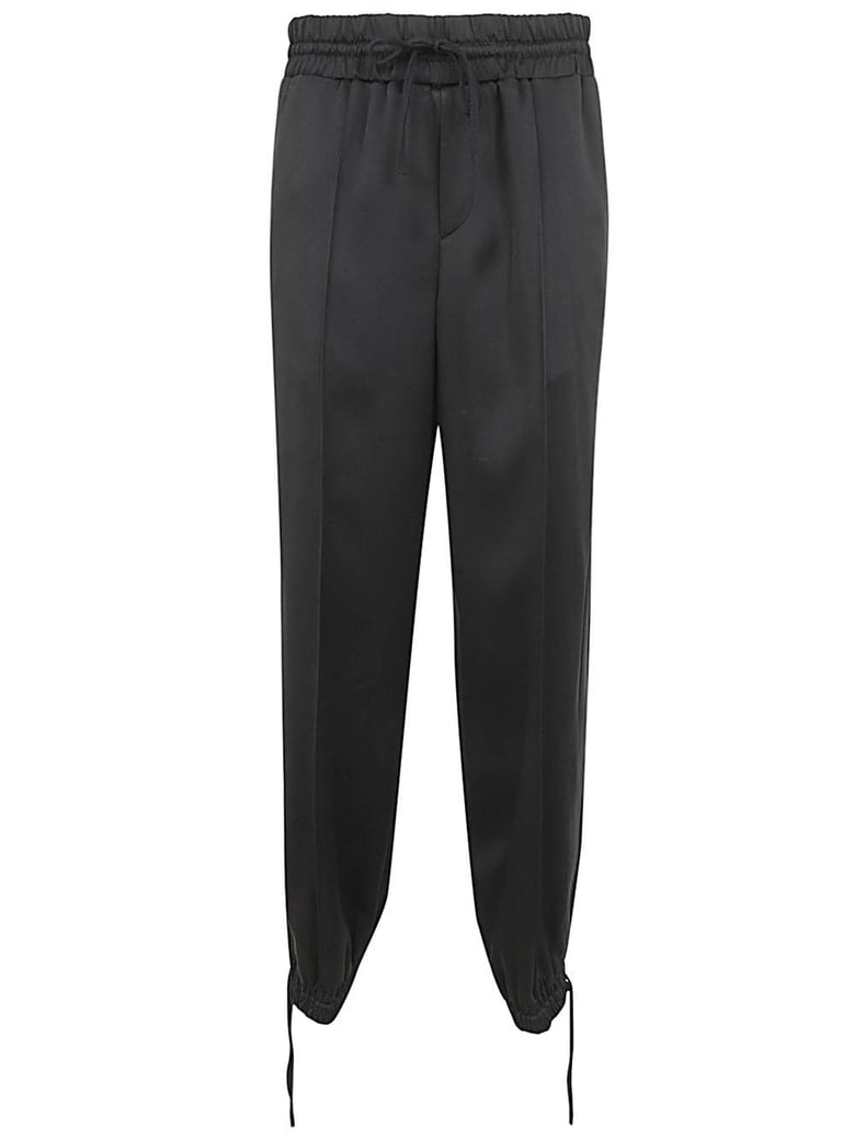 relaxed fit jogging pant with tuxedo band by Selfnex